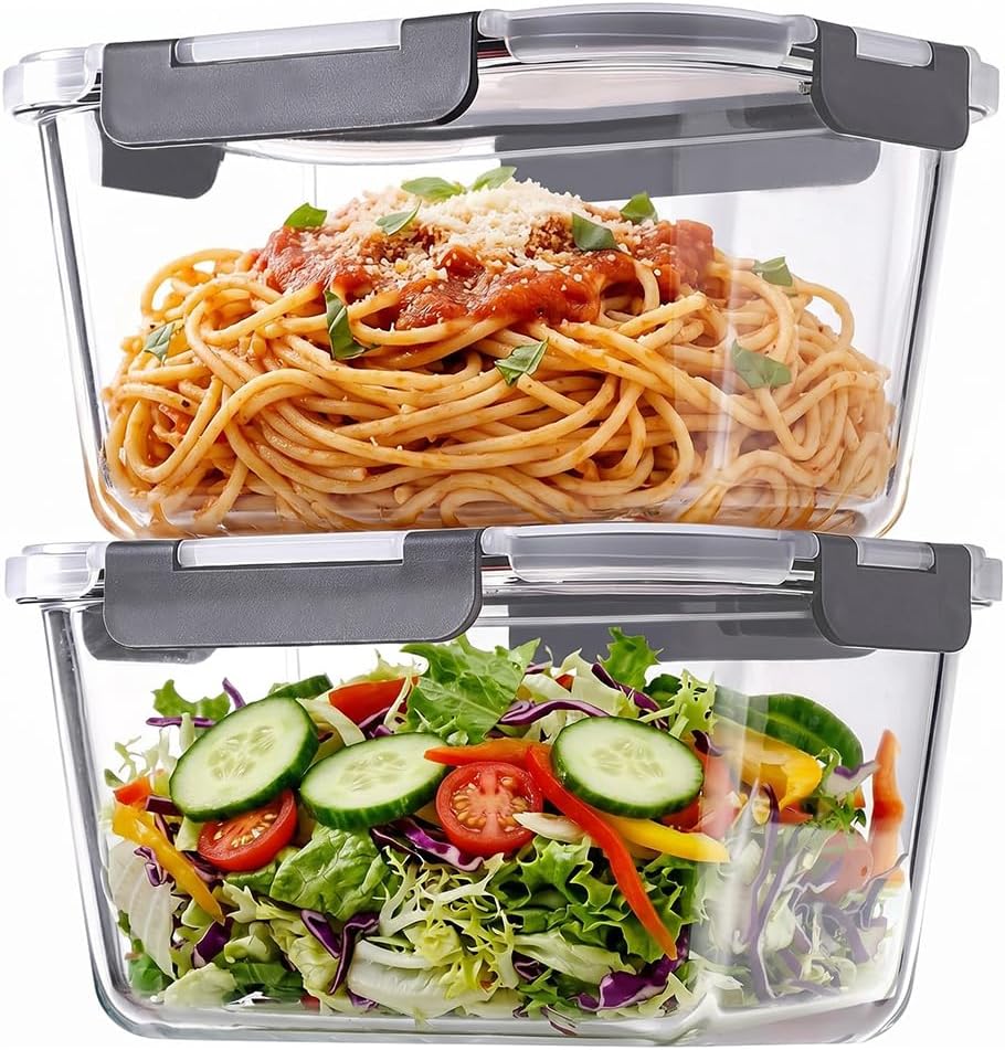 Airtight Pop-Lid Container Set, 6 Pieces
