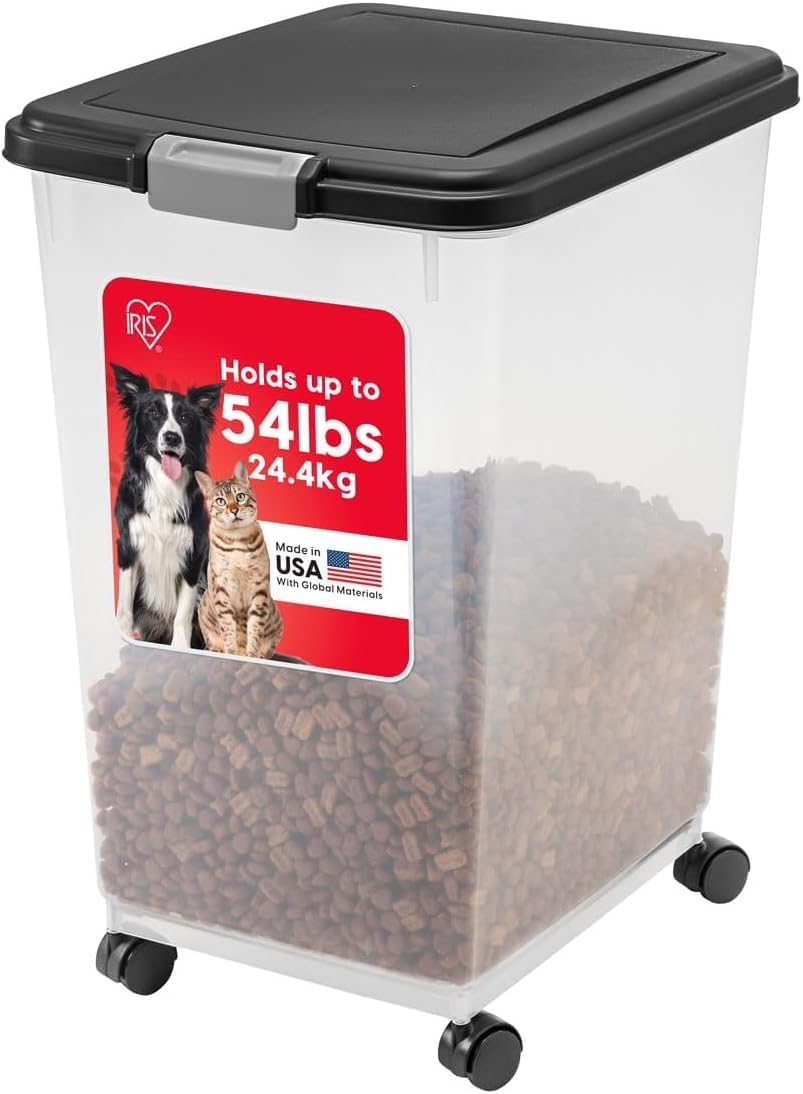 Airtight Storage Container on Wheels, up to 54 lb