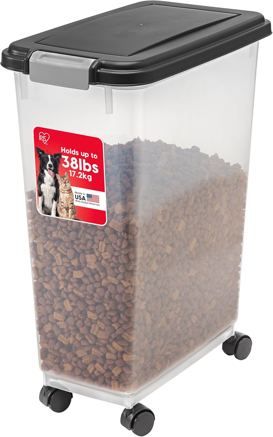 Airtight Storage Container on Wheels, up to 54 lb