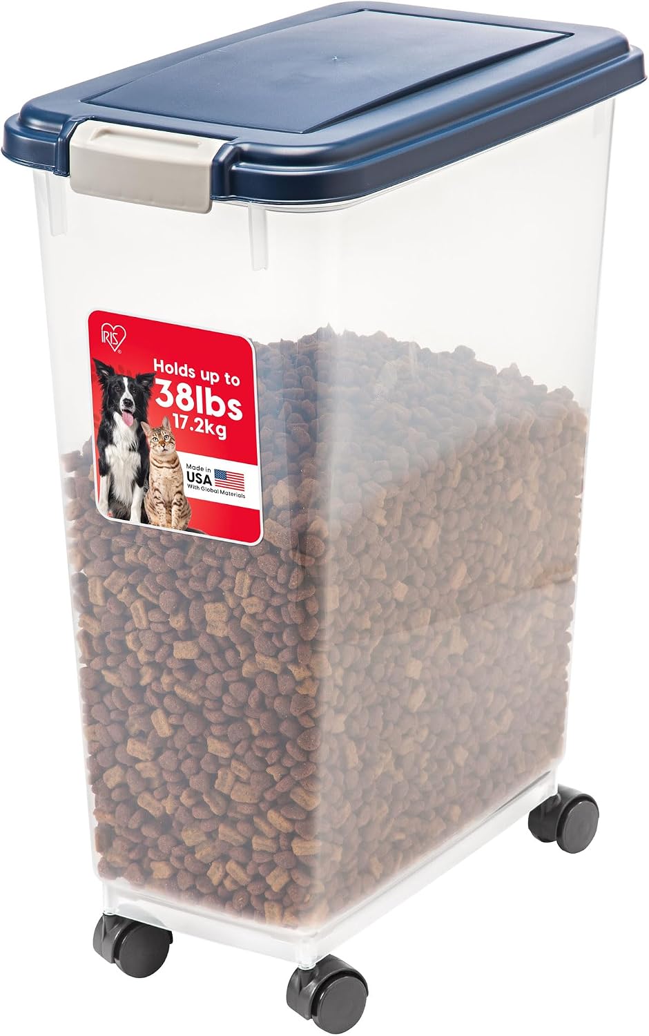 Airtight Storage Container on Wheels, up to 54 lb