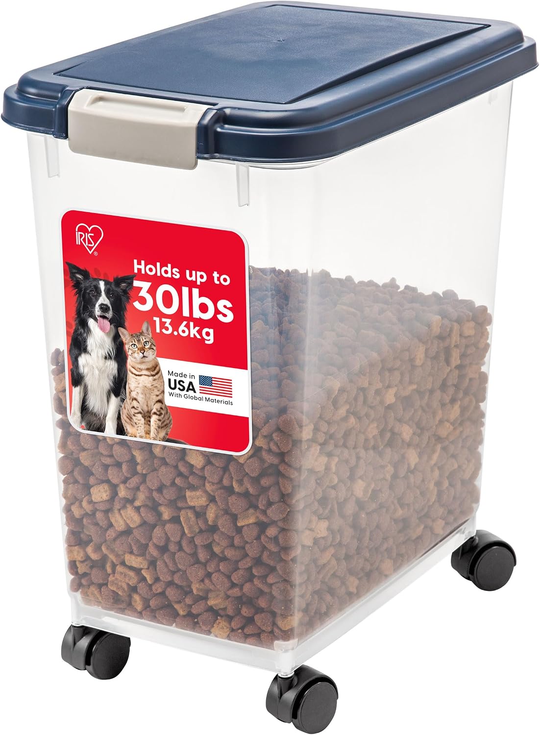 Airtight Storage Container on Wheels, up to 54 lb