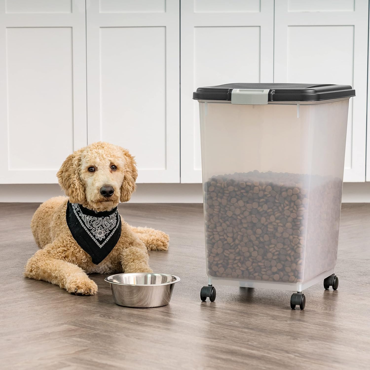 Airtight Storage Container on Wheels, up to 54 lb