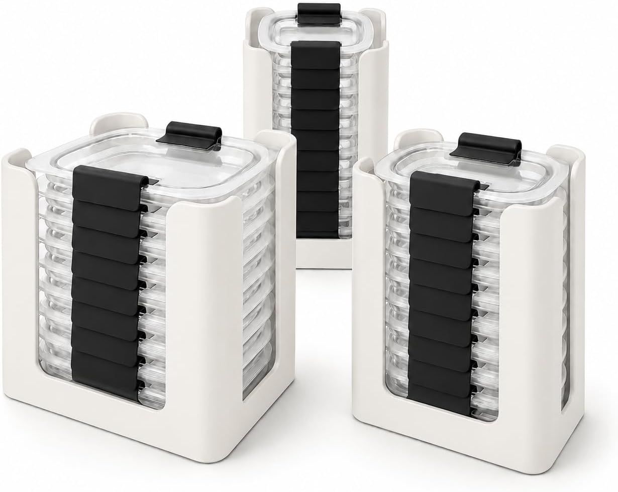Container Lid Organiser, 3 Sizes, 3 Pack