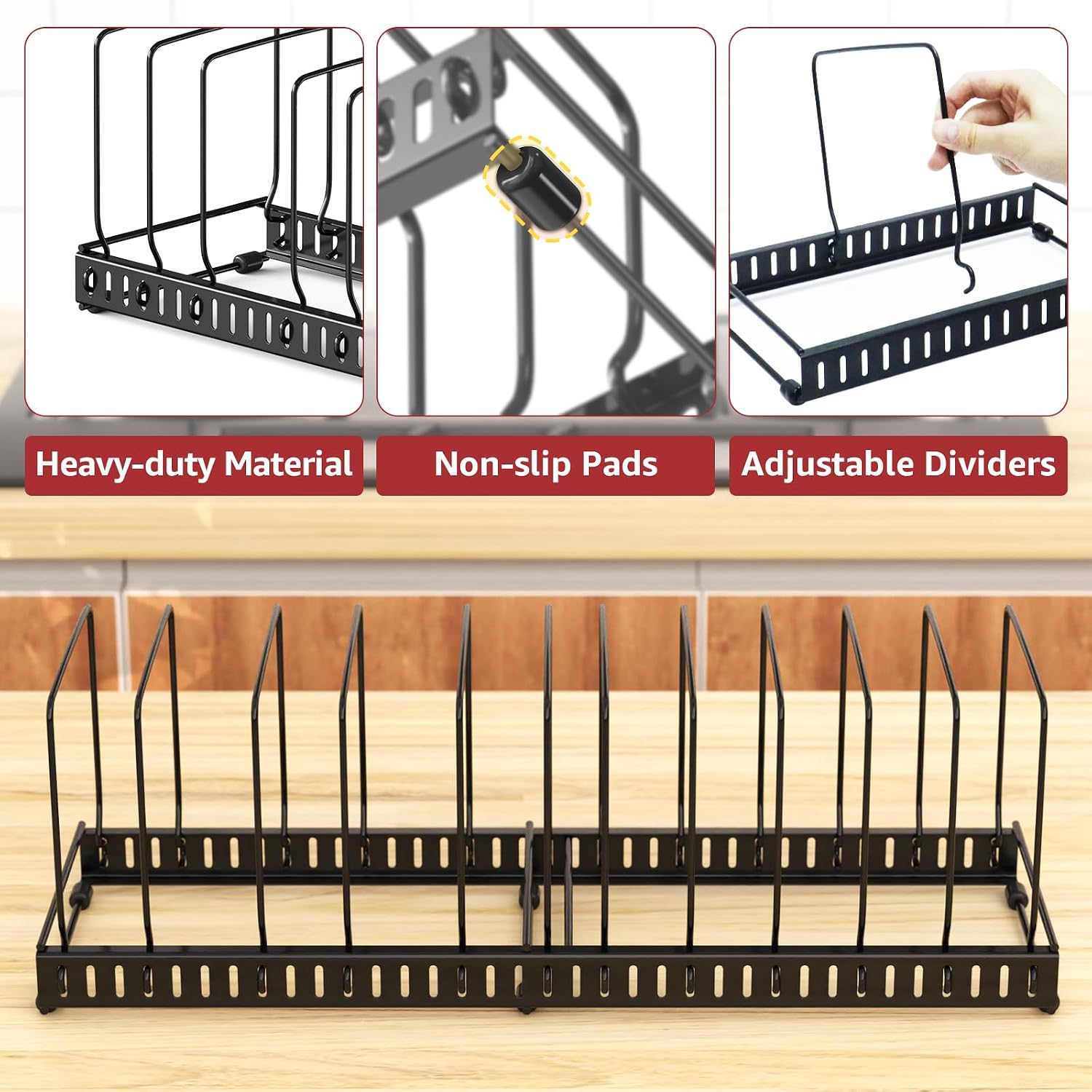 Cutting Board and Baking Tray Organiser, Expandable