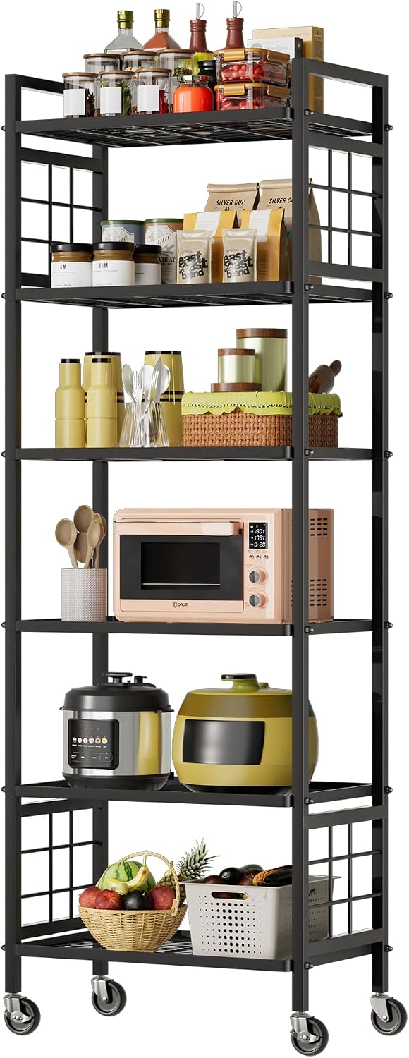 Five-Wire Standing Shelf Unit