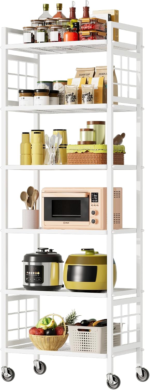 Five-Wire Standing Shelf Unit