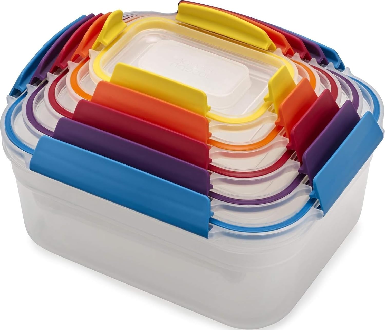 Nesting Container Set with Locking Lids
