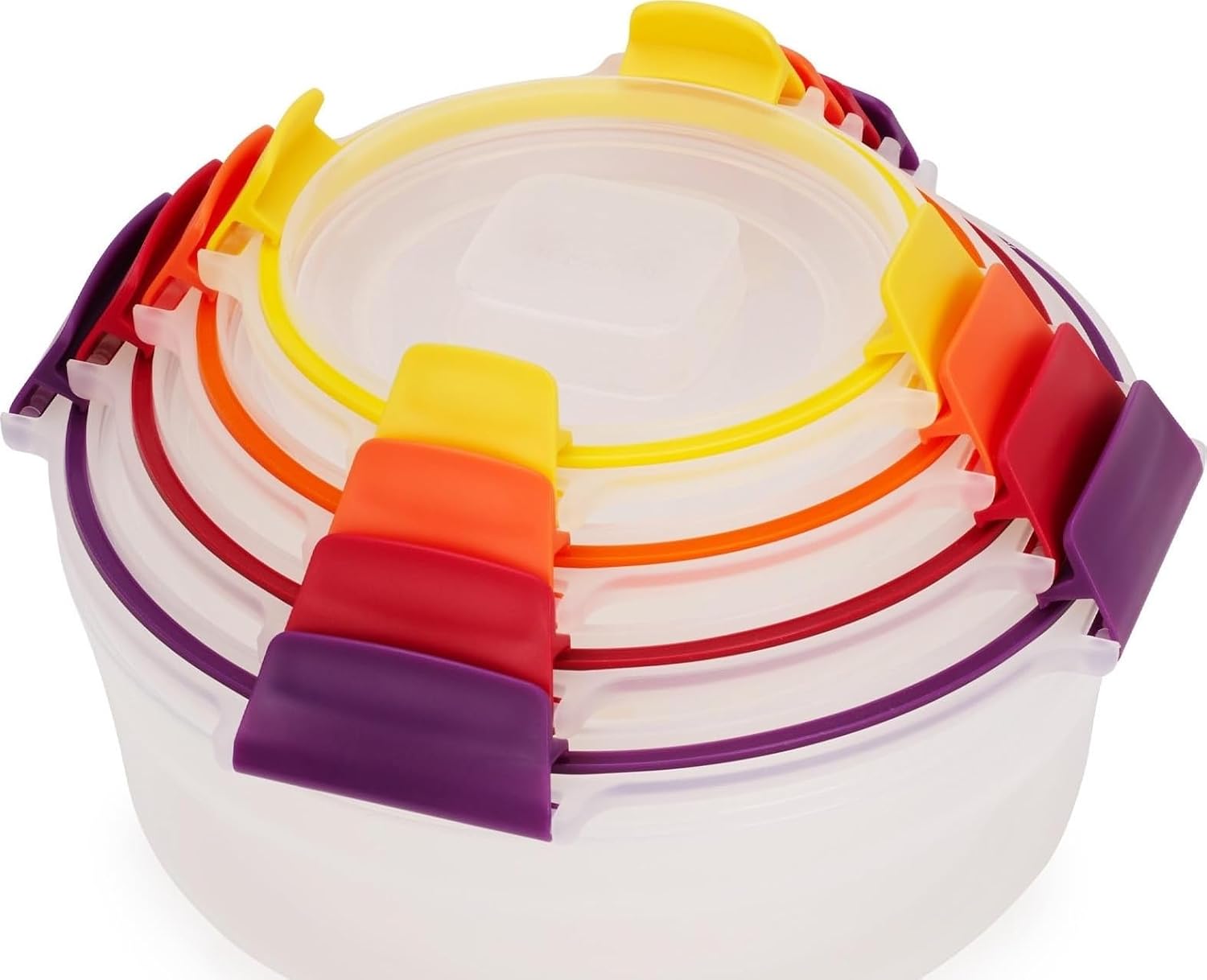 Nesting Container Set with Locking Lids